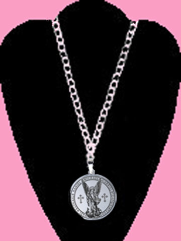 Colgante Cadena Angel Plateado